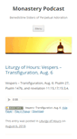 Mobile Screenshot of monasterypodcast.com