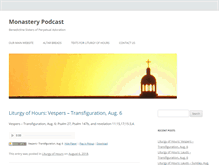 Tablet Screenshot of monasterypodcast.com